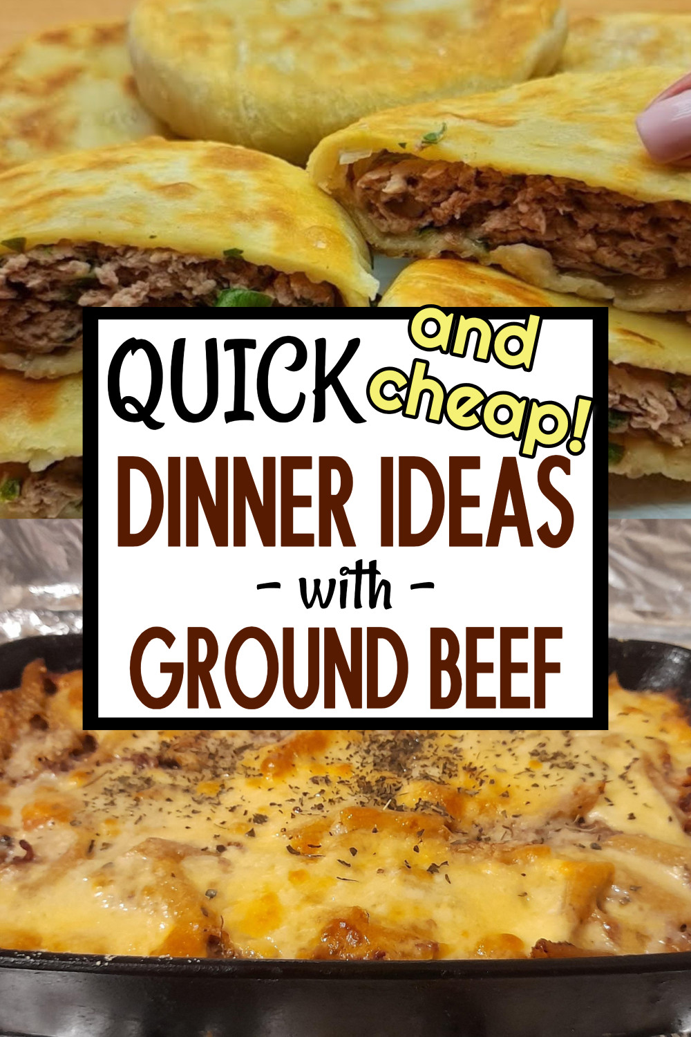30+ Quick Dinner Ideas With Ground Beef (fast family meals on a budget!)