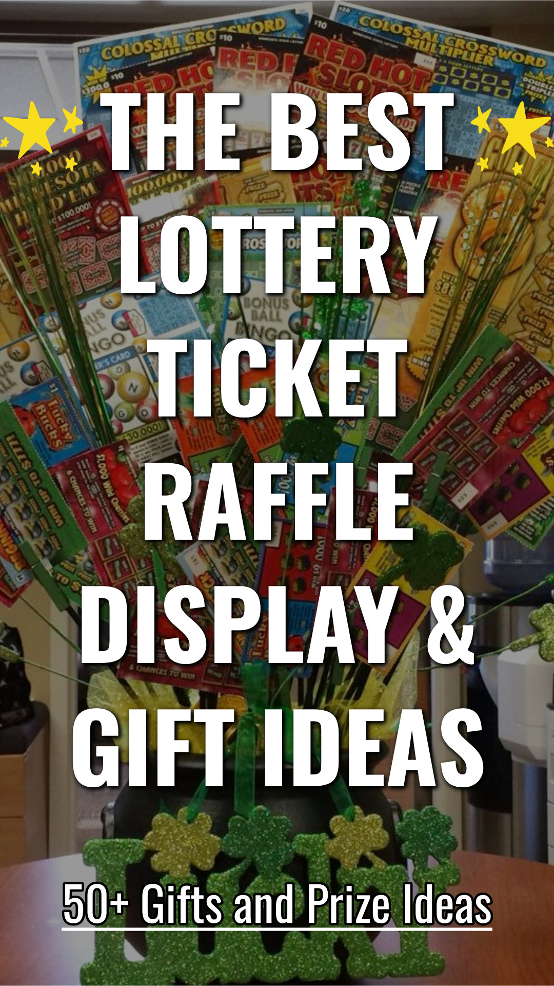Best lottery ticket raffle display and gift ideas