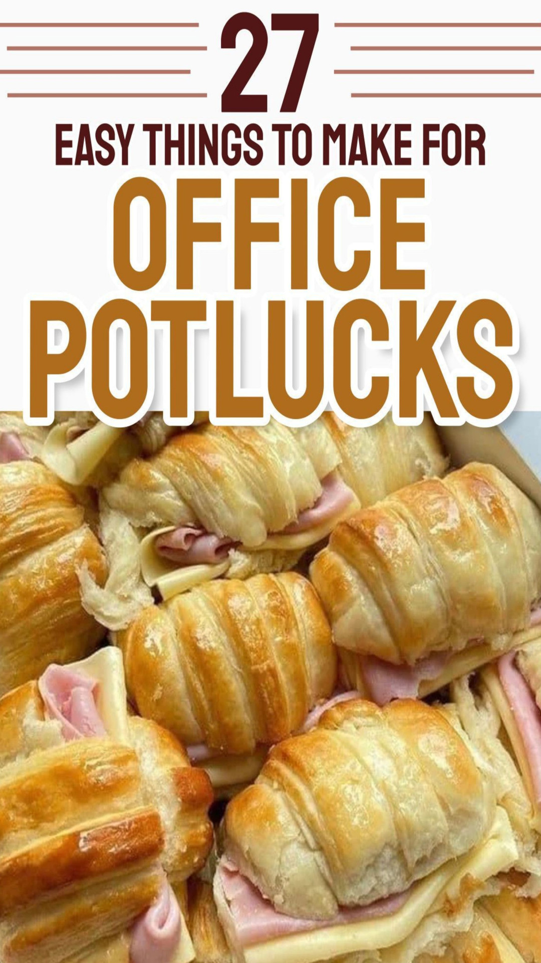 Potluck recipes! Food for a crowd and easy things to make for office potlucks