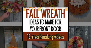 fall wreath making tutorial featured