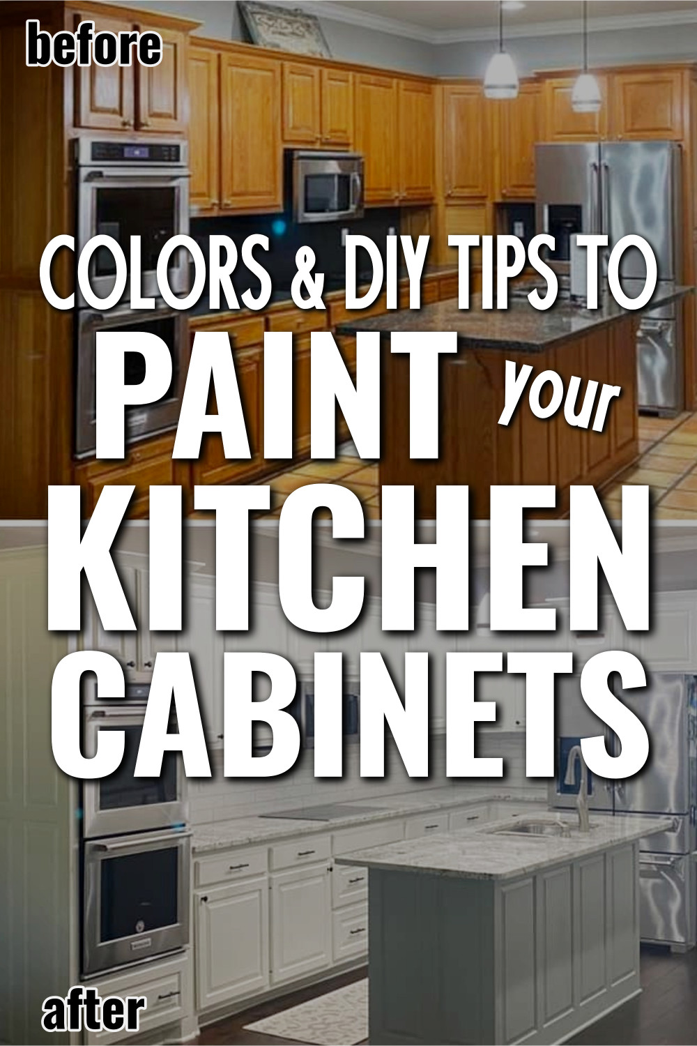 Colors and Tips To Paint Your Kitchen Cabinets For A Fresh New Look