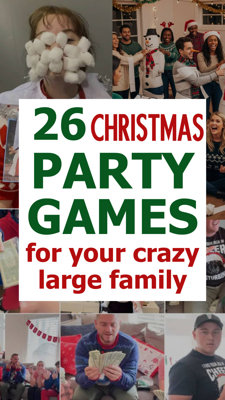 26 Christmas Party Games For Your Crazy Large Family