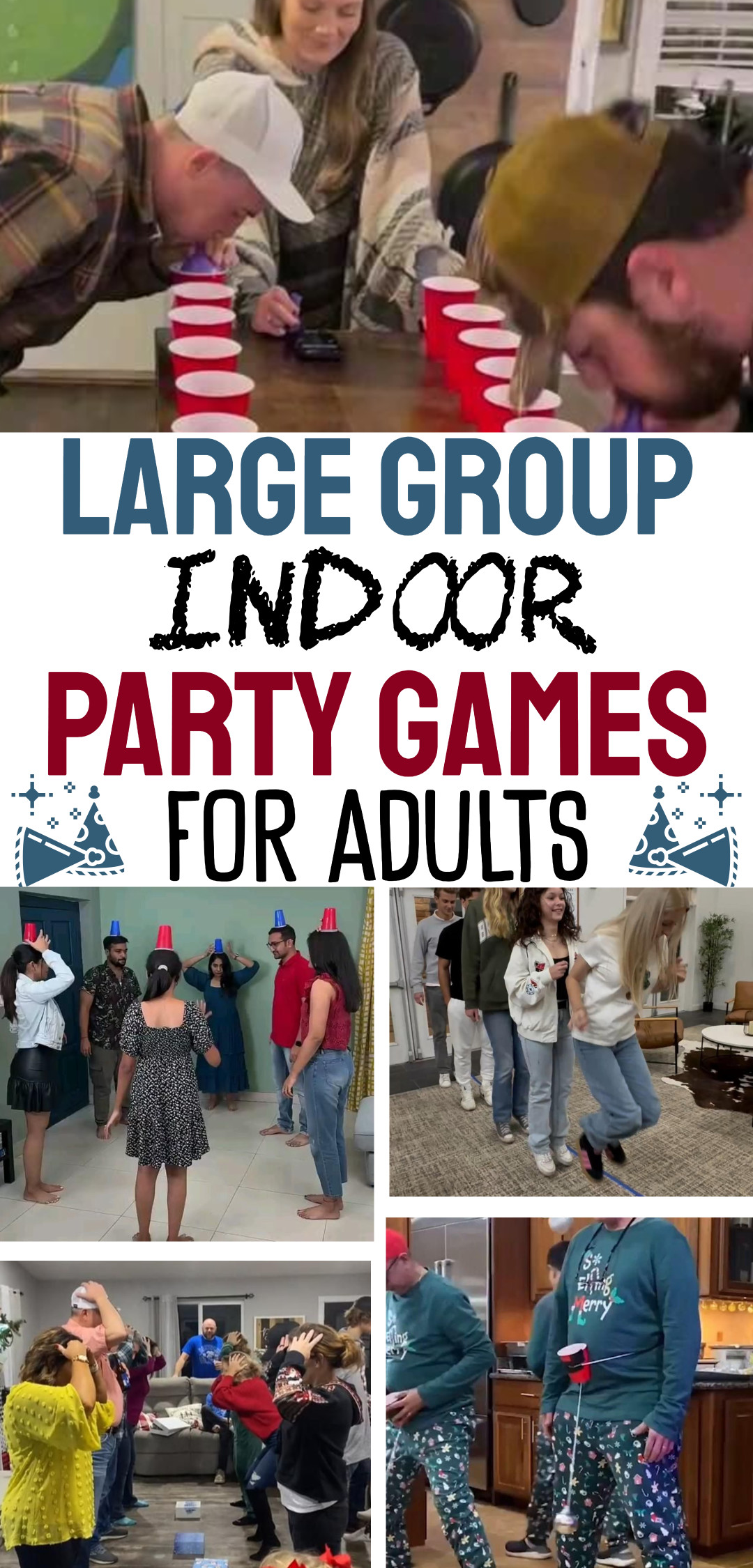 26 Large Group Games For Adults (or big family holiday parties!)