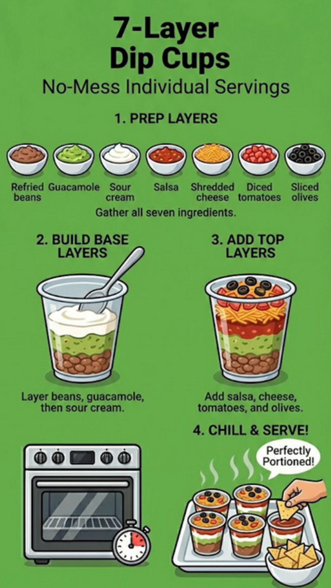 7-Layer Dip Cups