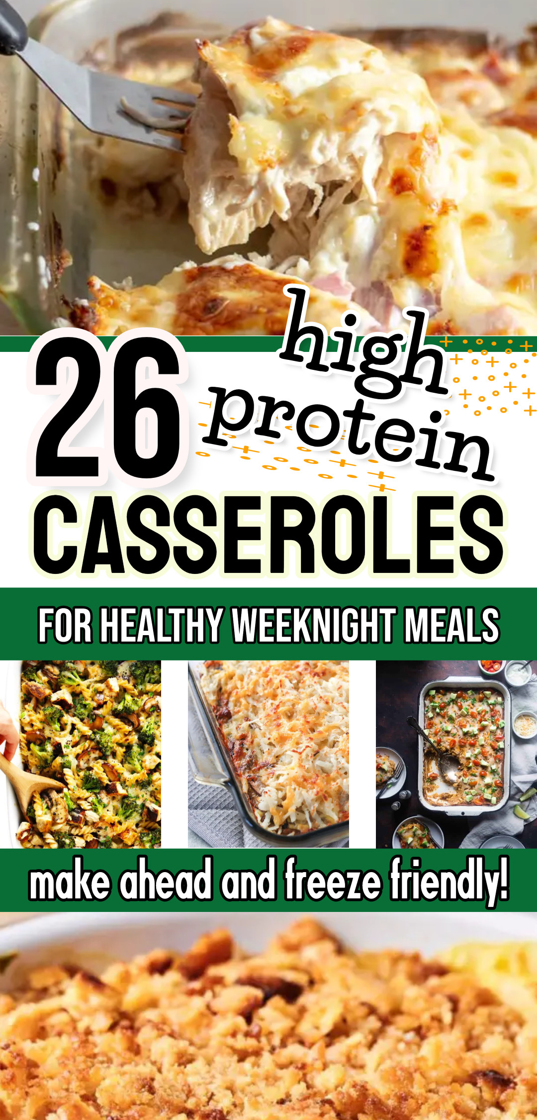 26 High Protein Casseroles For Healthy Weeknight Meals (freezer friendly too!)