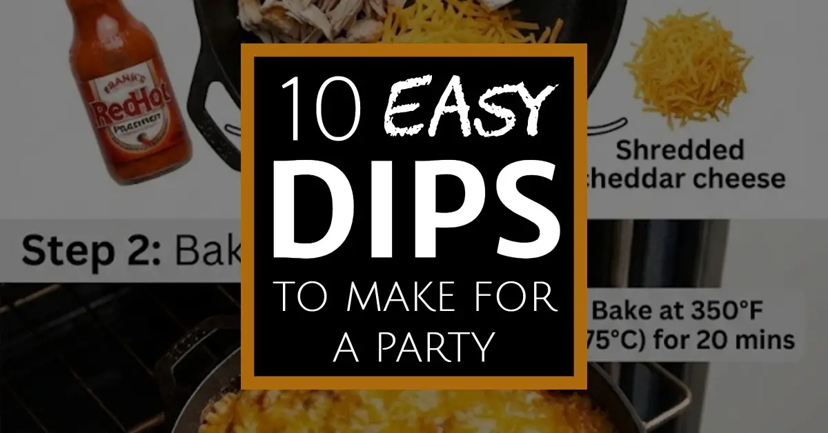 Jens favorite dips to make for a party