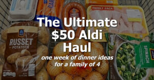 Jens Clever Aldi Meal Plan For The Week